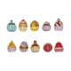 Complete set of 10 feves Les cup-cakes