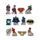 Complete set of 12 feves Justice League + 2 fèves supplémentaires