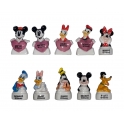 Complete set of 10 feves Mickey et compagnie
