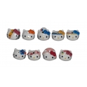 Série complète de 9 fèves Hello Kitty les pendentifs
