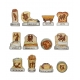 Complete set of 12 feves Horoscope de la boulangerie