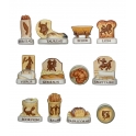 Série complète de 12 fèves Horoscope de la boulangerie