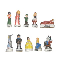 Série complète de 10 fèves Les contes de notre enfance 2007