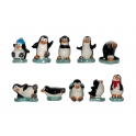 Série complète de 10 fèves Pingouins sur glace