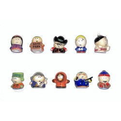 Série complète de 10 fèves South Park 2011