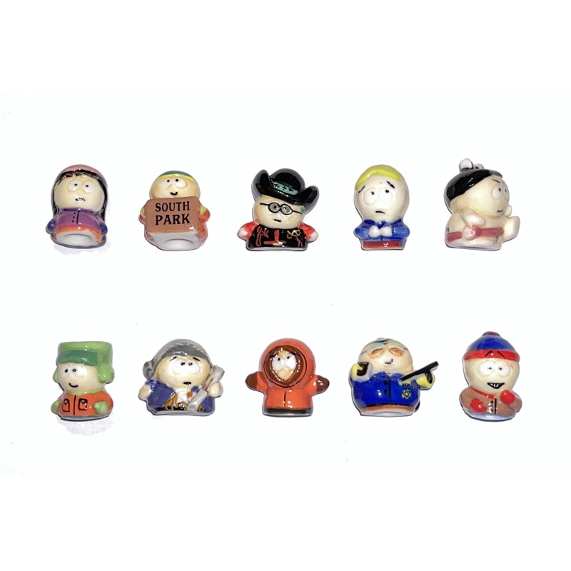 Série complète de 10 fèves South Park 2011