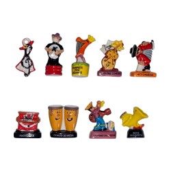 Série complète de 9 fèves Rois et reines de l'orchestre 2012