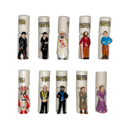 Série complète de 10 fèves Tintin énigmes 2016