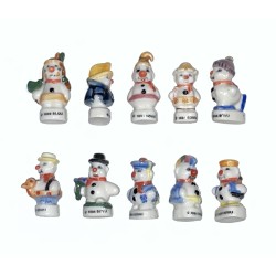 Série complète de 10 fèves Bouli roi I 1995