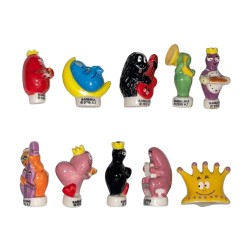 Série complète de 10 fèves Barbapapa 2011