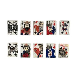 Série complète de 10 fèves Qui se ressemble 2026