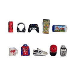 Série complète de 10 fèves Le monde des ados 2026