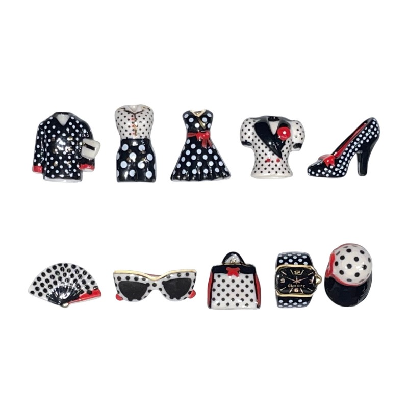 Série complète de 10 fèves Tirer à quatre épingles 2026