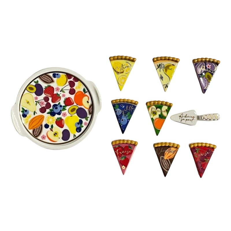 Série complète de 10 fèves A chacun sa part 2026