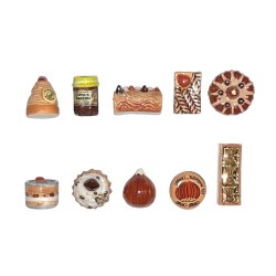 Série complète de 10 fèves Chaud chaud les marrons 2026