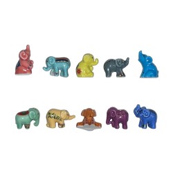 Série complète de 10 fèves Comme un éléphant 2026