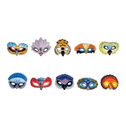 Série complète de 10 fèves L'oiseau masqué 2026