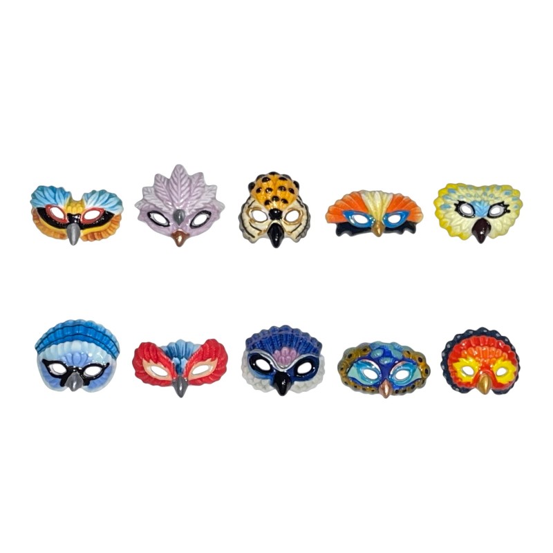 Série complète de 10 fèves L'oiseau masqué 2026