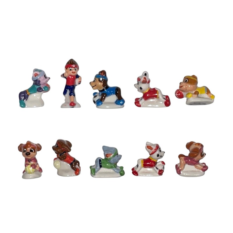 Série complète de 10 fèves La Pat Patrouille championne ! 2026