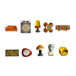 Série complète de 10 fèves Design et cosy 2026