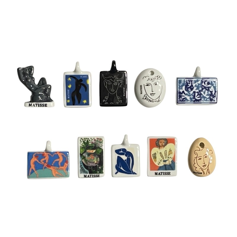 Série complète de 10 fèves Hommage à Matisse 2026