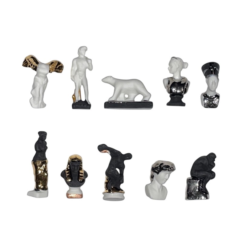 Série complète de 10 fèves Art lux 2026