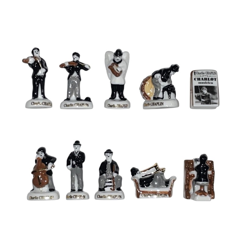 Série complète de 10 fèves Charlot fait ses gammes 2026