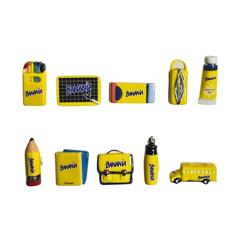 Série complète de 10 fèves Banania fait sa rentrée 2026