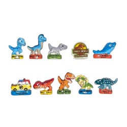 Série complète de 10 fèves Jurassic World explorers 2026