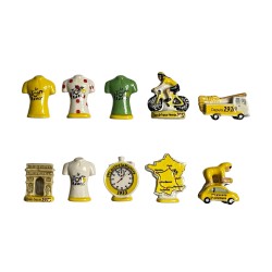 Série complète de 10 fèves Les grandes dates du Tour de France 2026