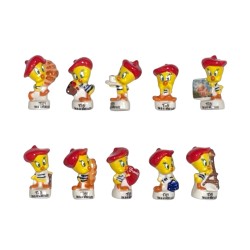 Série complète de 10 fèves Titi aime la France 2026