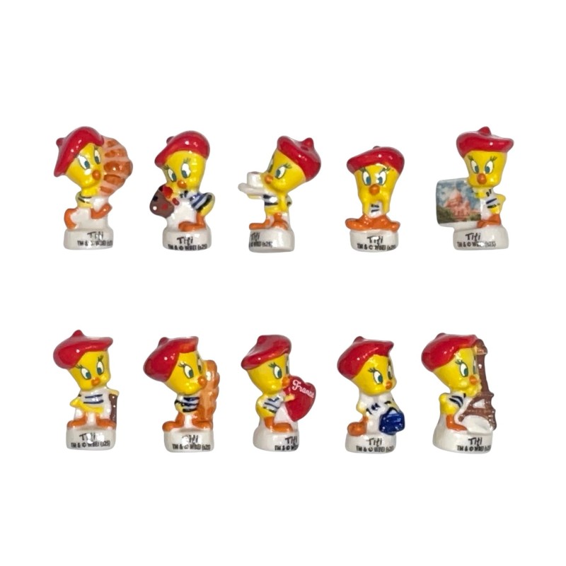 Série complète de 10 fèves Titi aime la France 2026