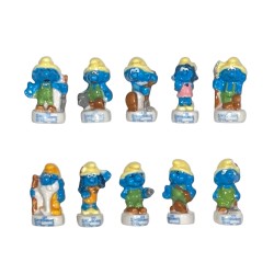 Série complète de 10 fèves Schtroumpfs paysans 2026