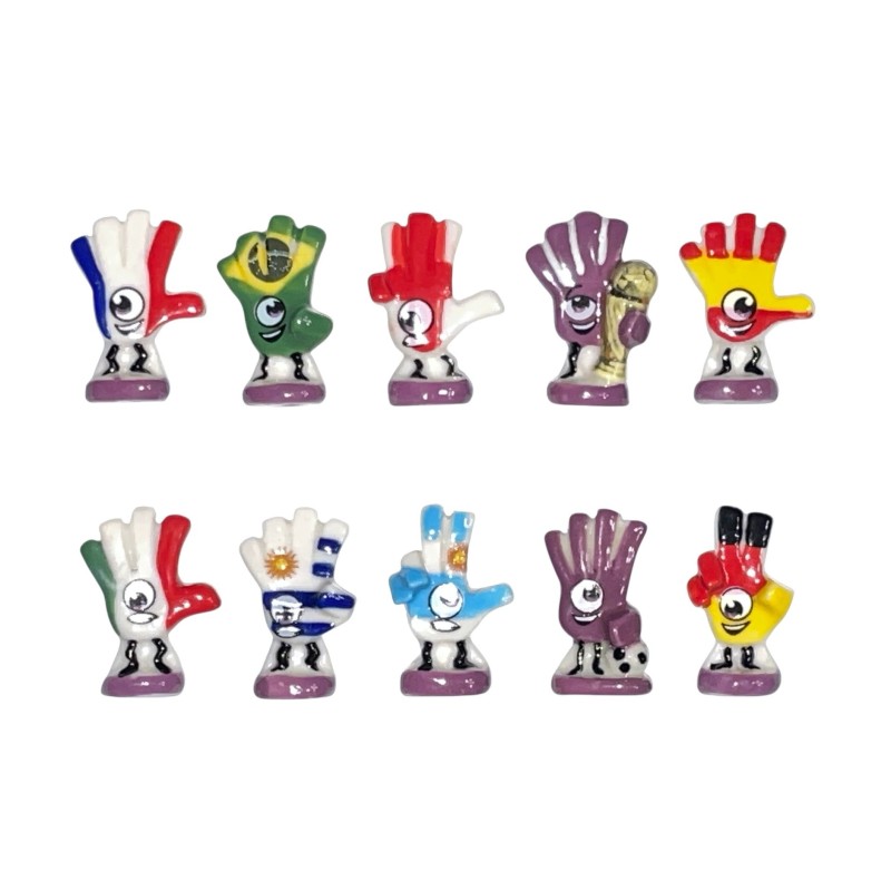 Série complète de 10 fèves Dobble en flag 2026