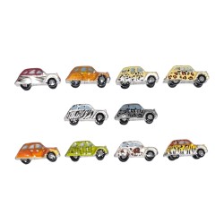 Série complète de 10 fèves 2 CV bestiales 2026