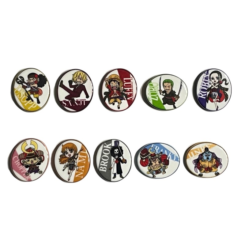 Série complète de 10 fèves One Piece Wano 2026