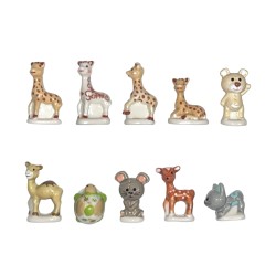 Série complète de 10 fèves Sophie la girafe et compagnie 2026