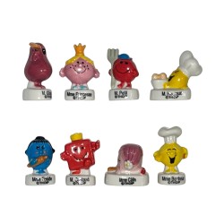 Série complète de 8 fèves Banette - L'atelier gourmand - Monsieur et Madame 2017