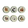 Série complète de 6 fèves Les chiens - Assiettes 2005