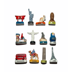 Série complète de 12 fèves Road trip à travers le monde 2021