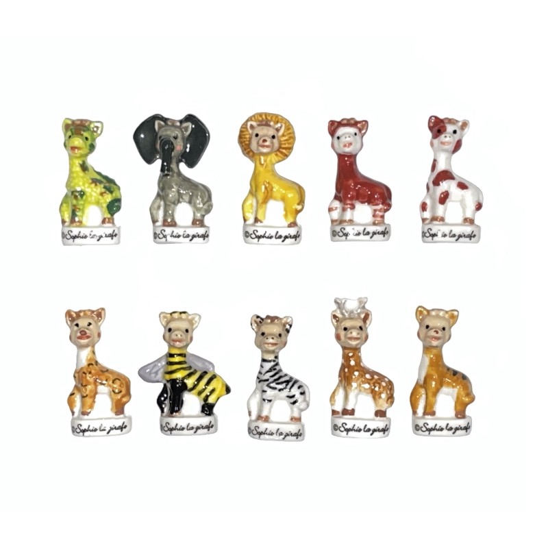 Série complète de 10 fèves Sophie se déguise 2022