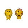 Série complète de 2 fèves Médium Smiley