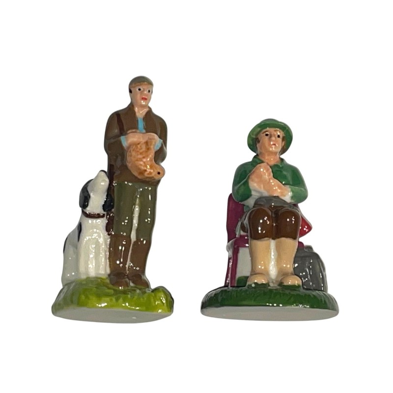 Série complète de 2 fèves Médium Chasse et pêche