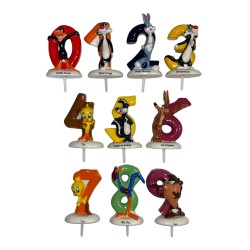 Série complète de 10 fèves Médium Cartoon's Porte-bougies