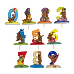 Série complète de 10 fèves Médium Scooby-Doo Porte-bougies