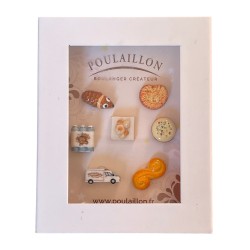 Coffret de 7 fèves Poulaillon 2026