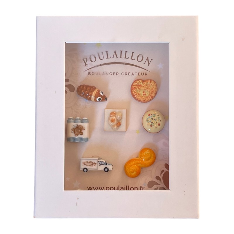 Coffret de 7 fèves Poulaillon 2026