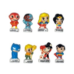 Série complète de 8 fèves DC Comics - Super friends 2023