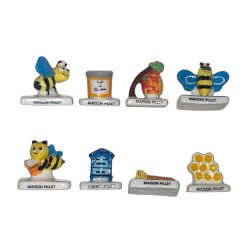 Série complète de 8 fèves Maison Pillet