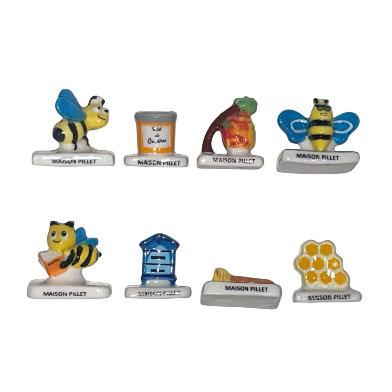 Série complète de 8 fèves Maison Pillet